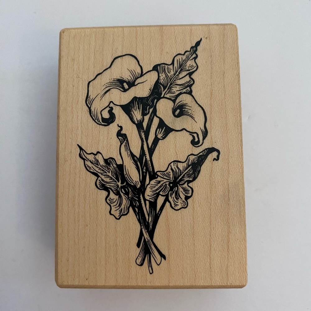PSX F-1018 Calla Lily rubber stamp